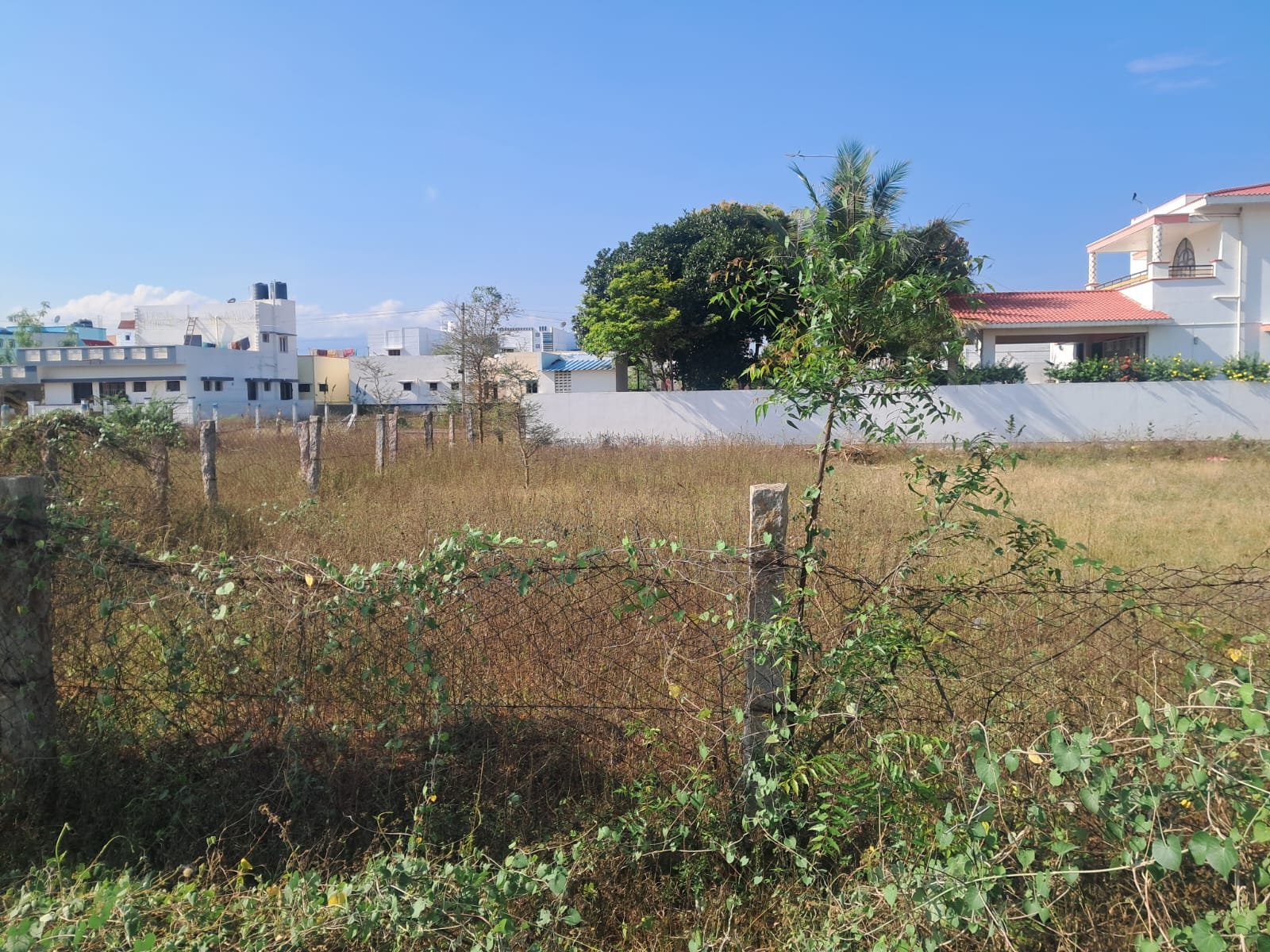 Empty plot Hotel venu back